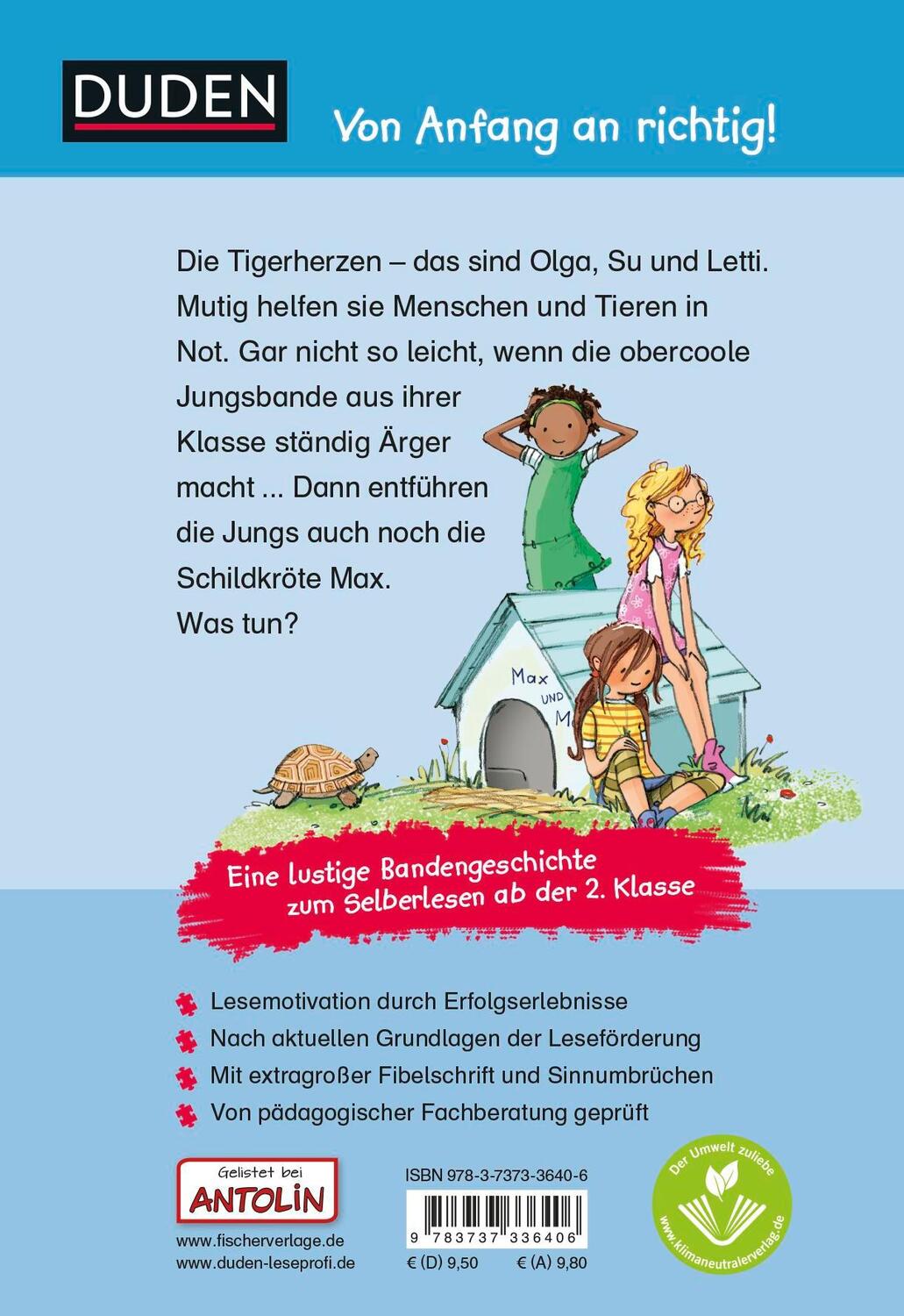 Rückseite: 9783737336406 | Duden Leseprofi - Mutige Mädchen halten zusammen, 2. Klasse | Chidolue