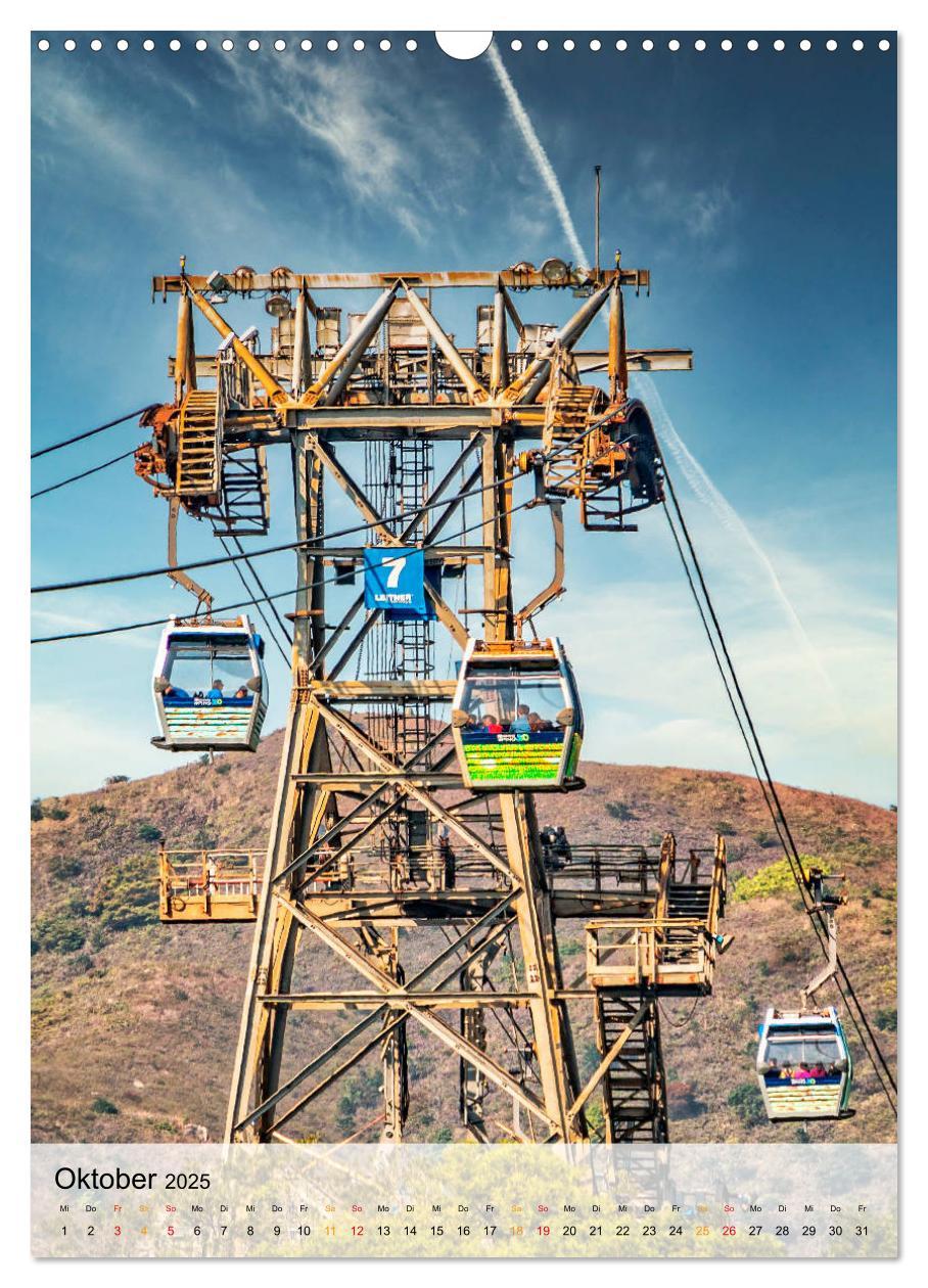 Bild: 9783435945498 | Nervenkitzel Seilbahn (Wandkalender 2025 DIN A3 hoch), CALVENDO...