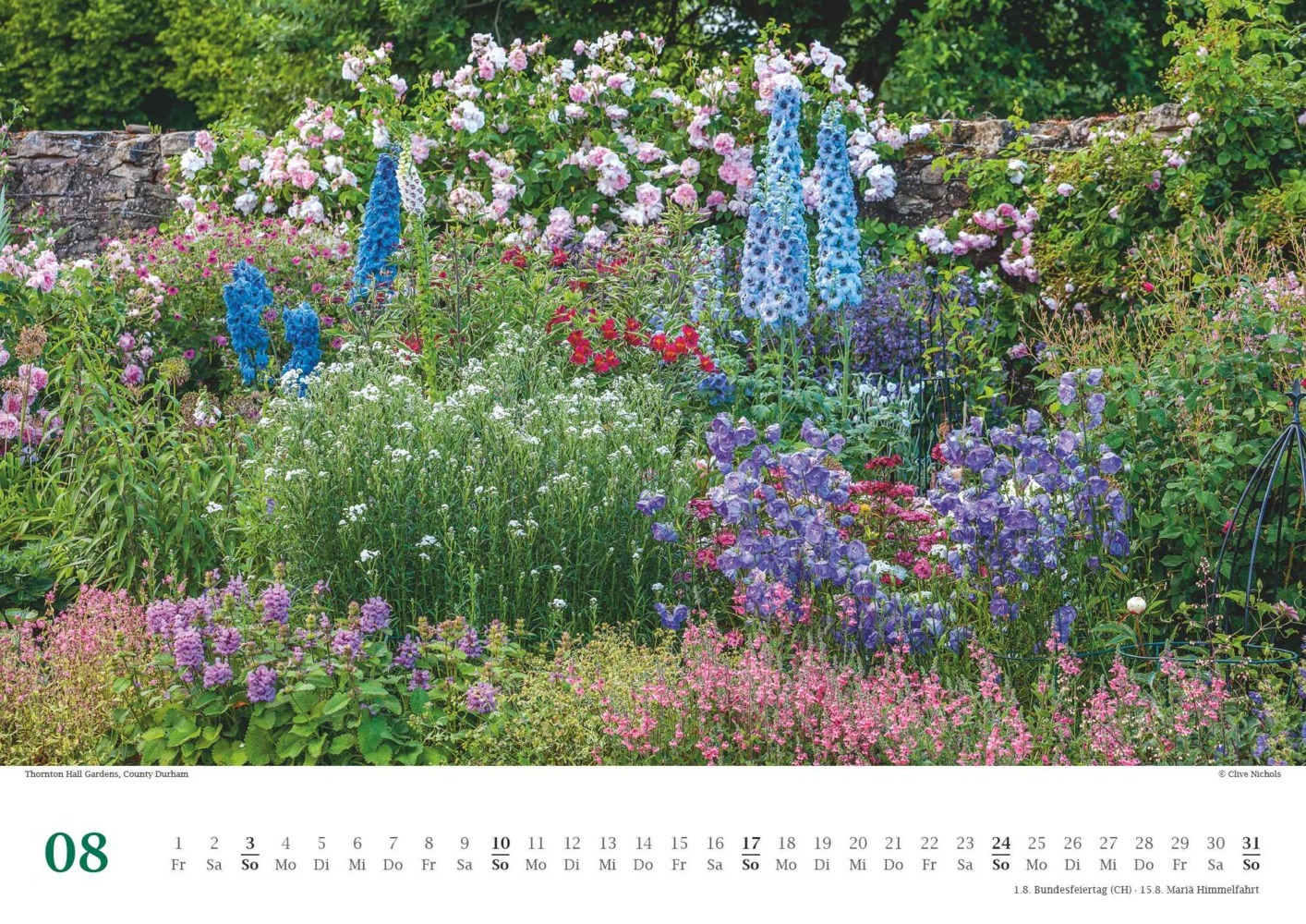 Bild: 4250809653617 | DUMONT - Traumhafte Gartenbeete 2025 Wandkalender, 42x29,7cm,...