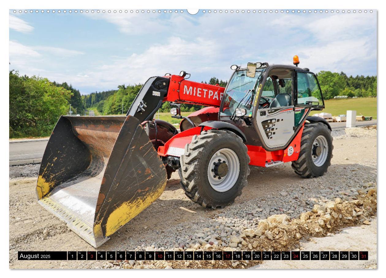 Bild: 9783435294015 | Baufahrzeuge auf der Baustelle (hochwertiger Premium Wandkalender...