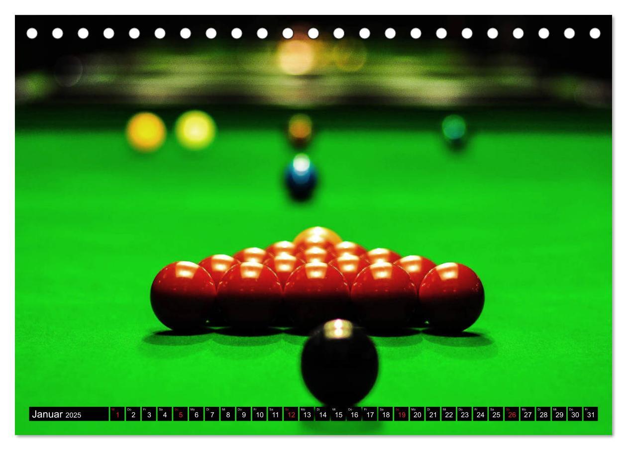 Bild: 9783435287949 | Billard. Konzentration - Sport - Spannung (Tischkalender 2025 DIN...