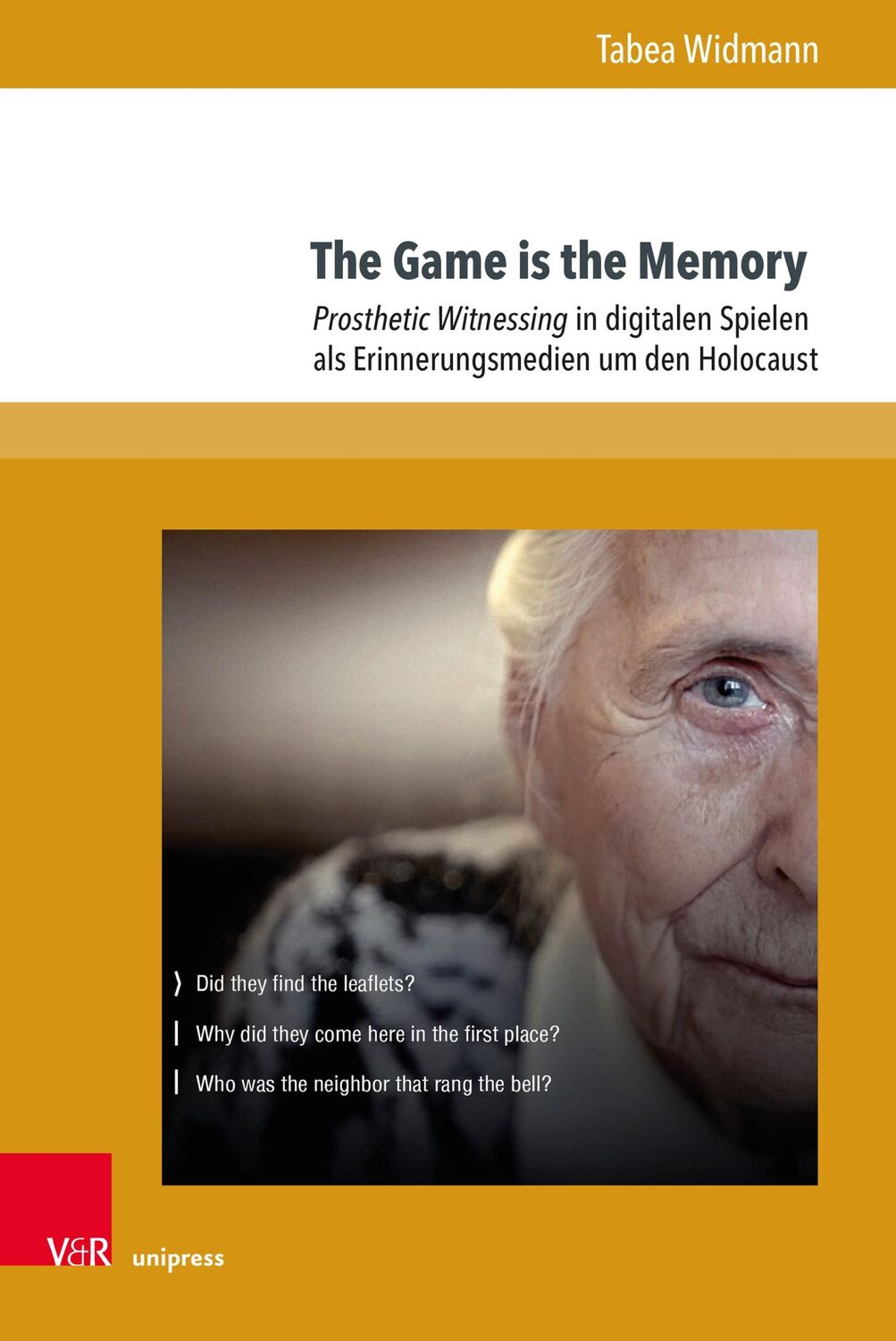 Cover: 9783847116011 | The Game is the Memory | Tabea Widmann | Buch | Formen der Erinnerung