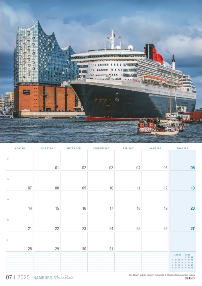 Bild: 9783964023445 | Hamburg ...meine Perle Kalender 2025 | Kalender | 13 S. | Deutsch