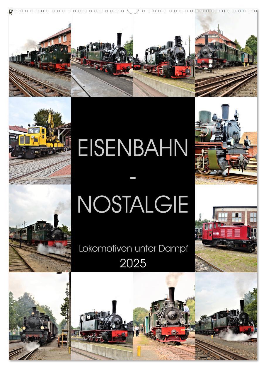 Cover: 9783457000526 | EISENBAHN - NOSTALGIE - 2025 (Wandkalender 2025 DIN A2 hoch),...