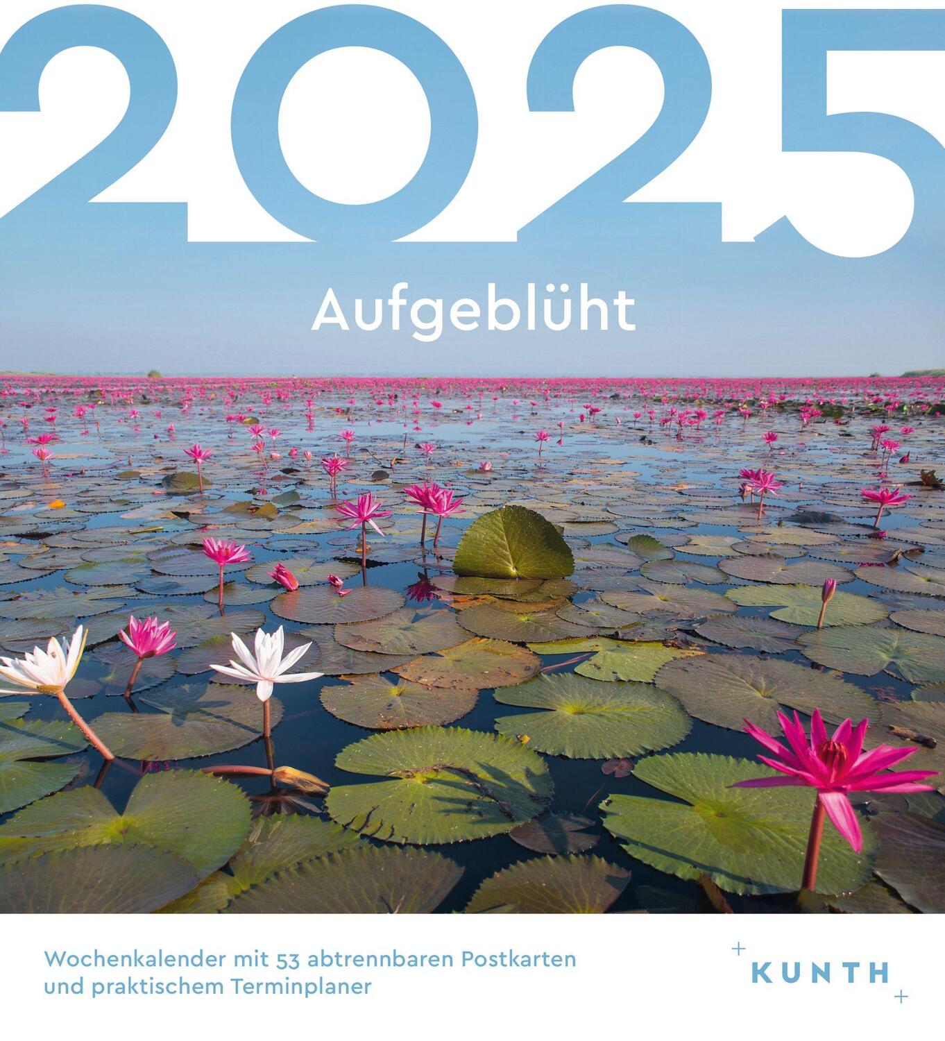 Cover: 9783965913875 | Aufgeblüht - KUNTH Postkartenkalender 2025 | Kalender | 53 S. | 2025