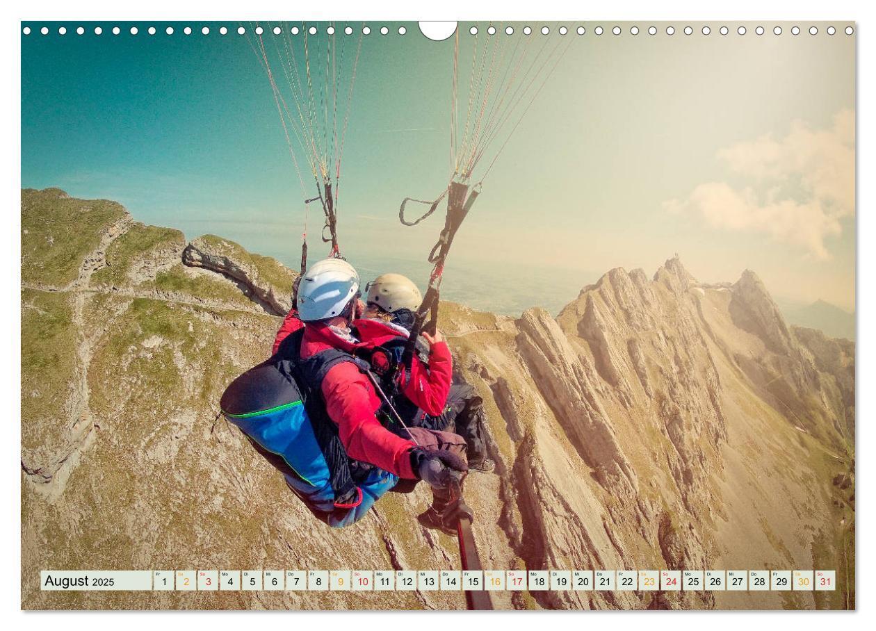 Bild: 9783435241163 | Paragliding - Mut zum Abenteuer (Wandkalender 2025 DIN A3 quer),...