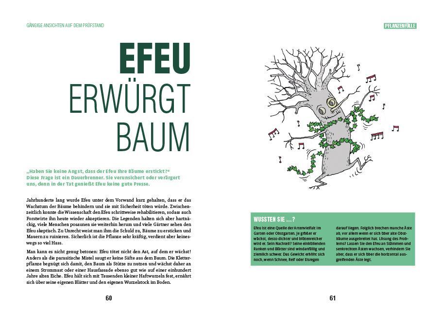 Bild: 9783818619374 | Efeu erwürgt Baum | Schluss mit Fake News aus dem Garten | Adriaens