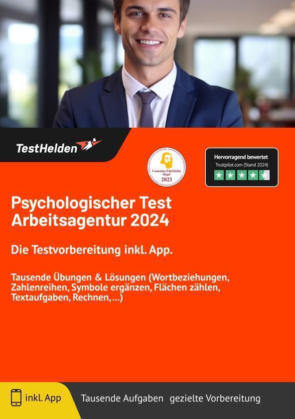 Cover: 9783988175007 | Psychologischer Test Arbeitsagentur 2024: Die Testvorbereitung...