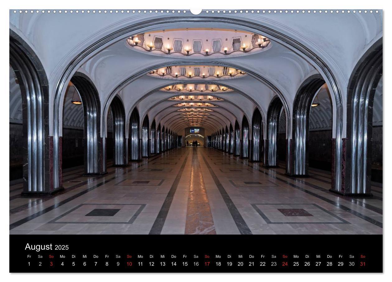 Bild: 9783435683659 | Moskau (Wandkalender 2025 DIN A2 quer), CALVENDO Monatskalender | 2025