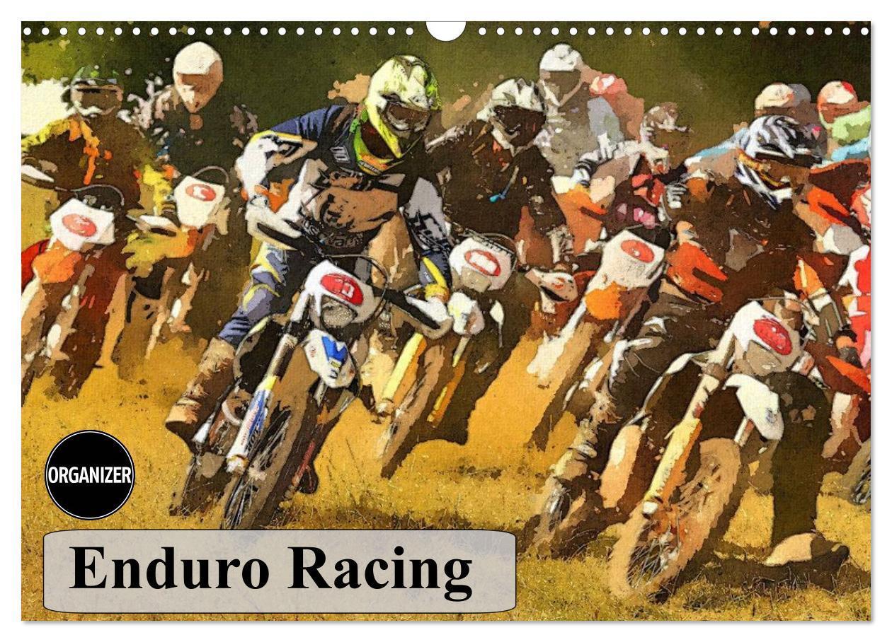 Cover: 9781325952120 | Enduro Racing (Wall Calendar 2025 DIN A3 landscape), CALVENDO 12...