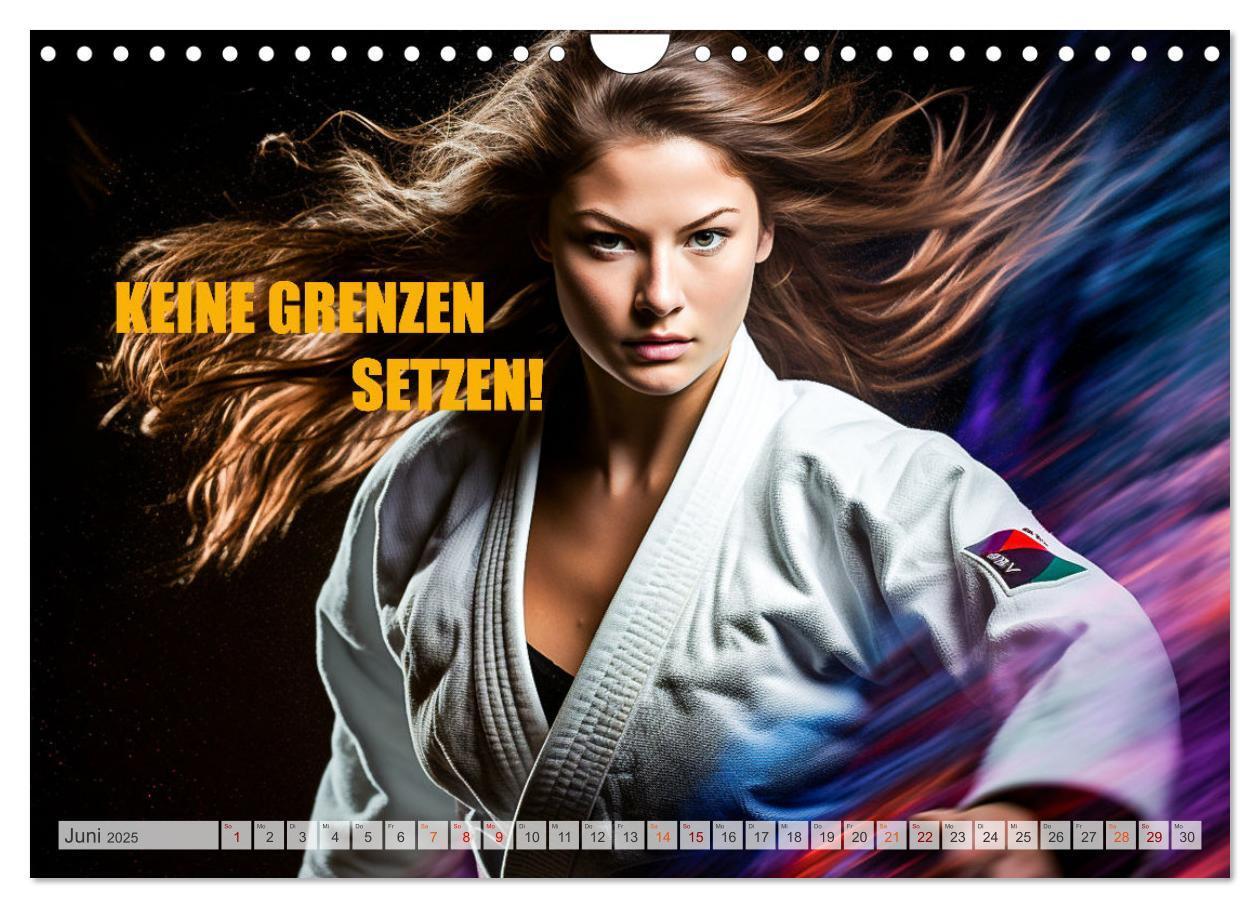 Bild: 9783383845895 | Judo und Motivation (Wandkalender 2025 DIN A4 quer), CALVENDO...