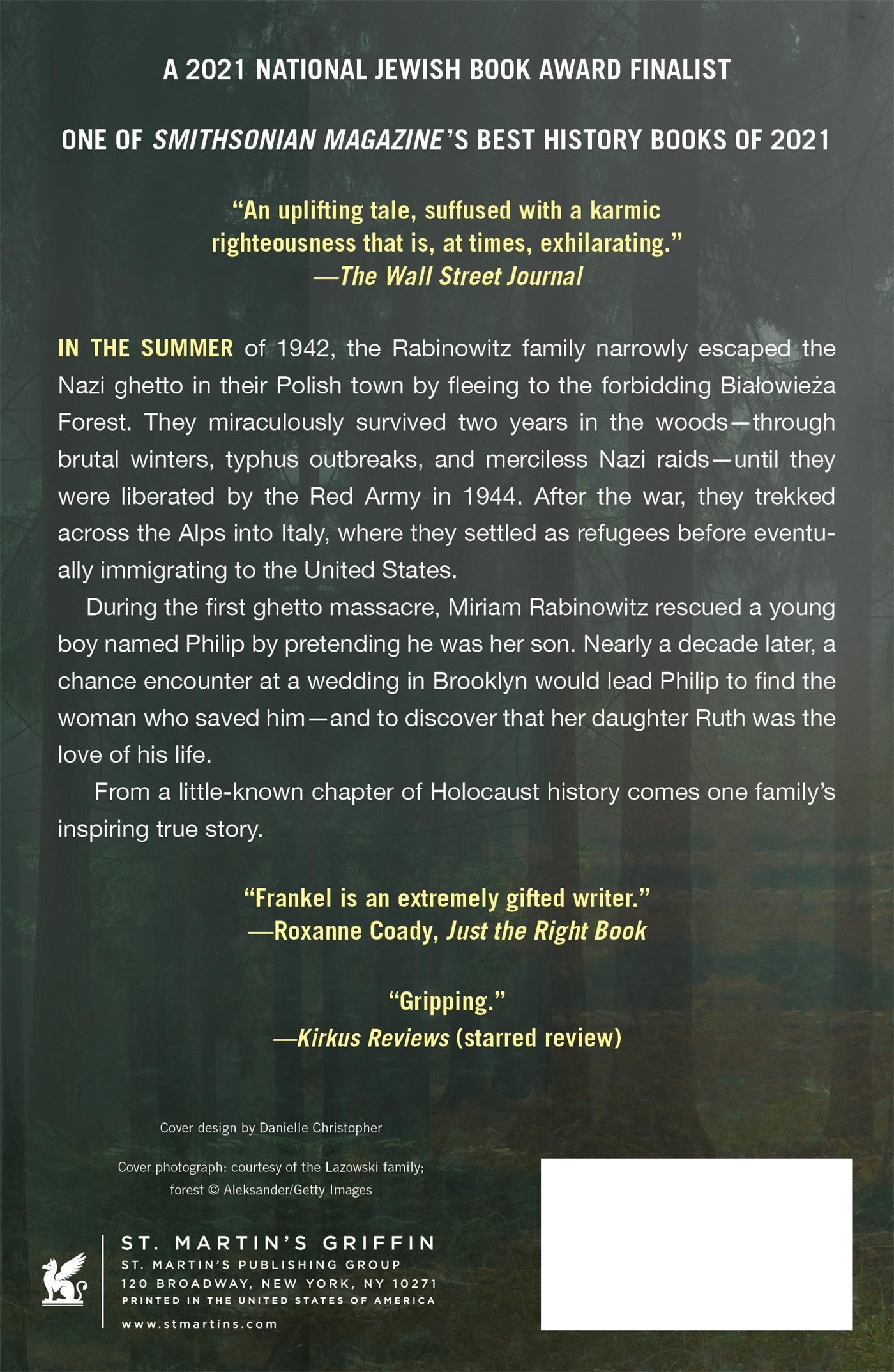 Rückseite: 9781250874900 | Into the Forest | A Holocaust Story of Survival, Triumph, and Love