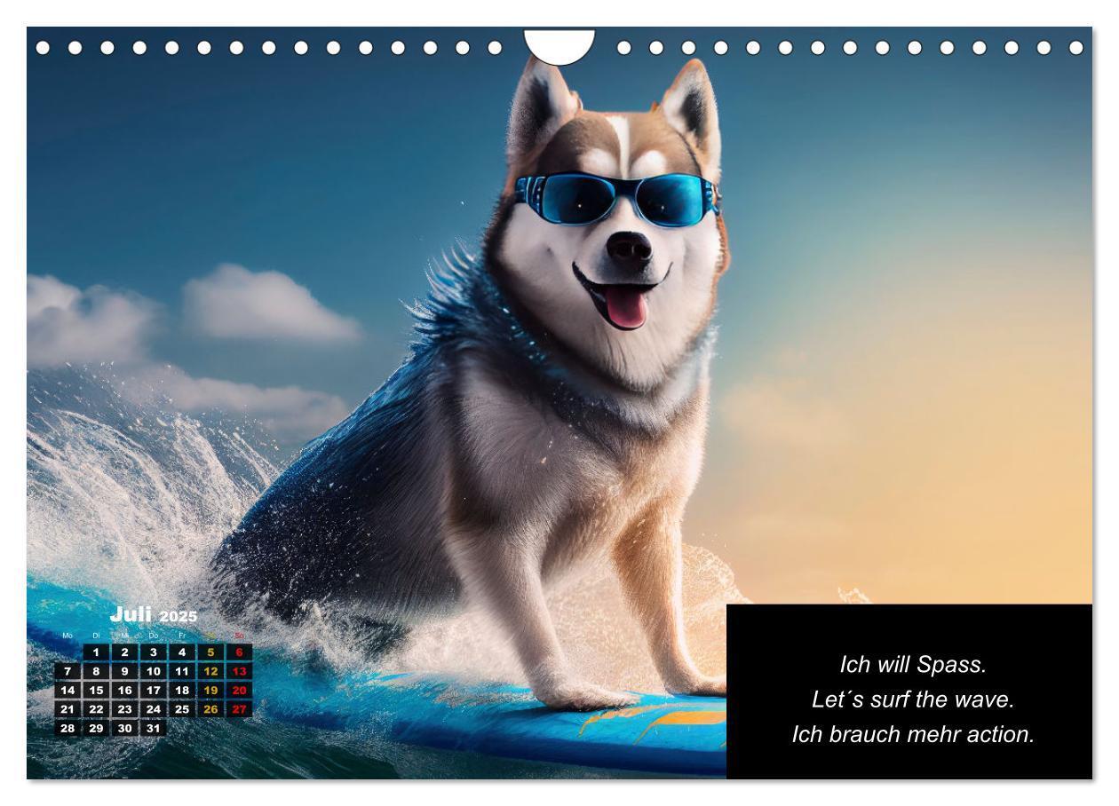 Bild: 9783435639878 | Der tierisch lustige Husky Kalender (Wandkalender 2025 DIN A4...