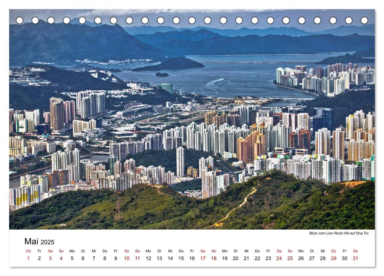 Bild: 9783435161447 | Megacity Hong Kong (Tischkalender 2025 DIN A5 quer), CALVENDO...