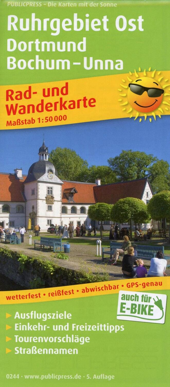 Cover: 9783747302446 | Ruhrgebiet Ost, Dortmund, Bochum - Unna 1:50 000 | (Land-)Karte | 2018