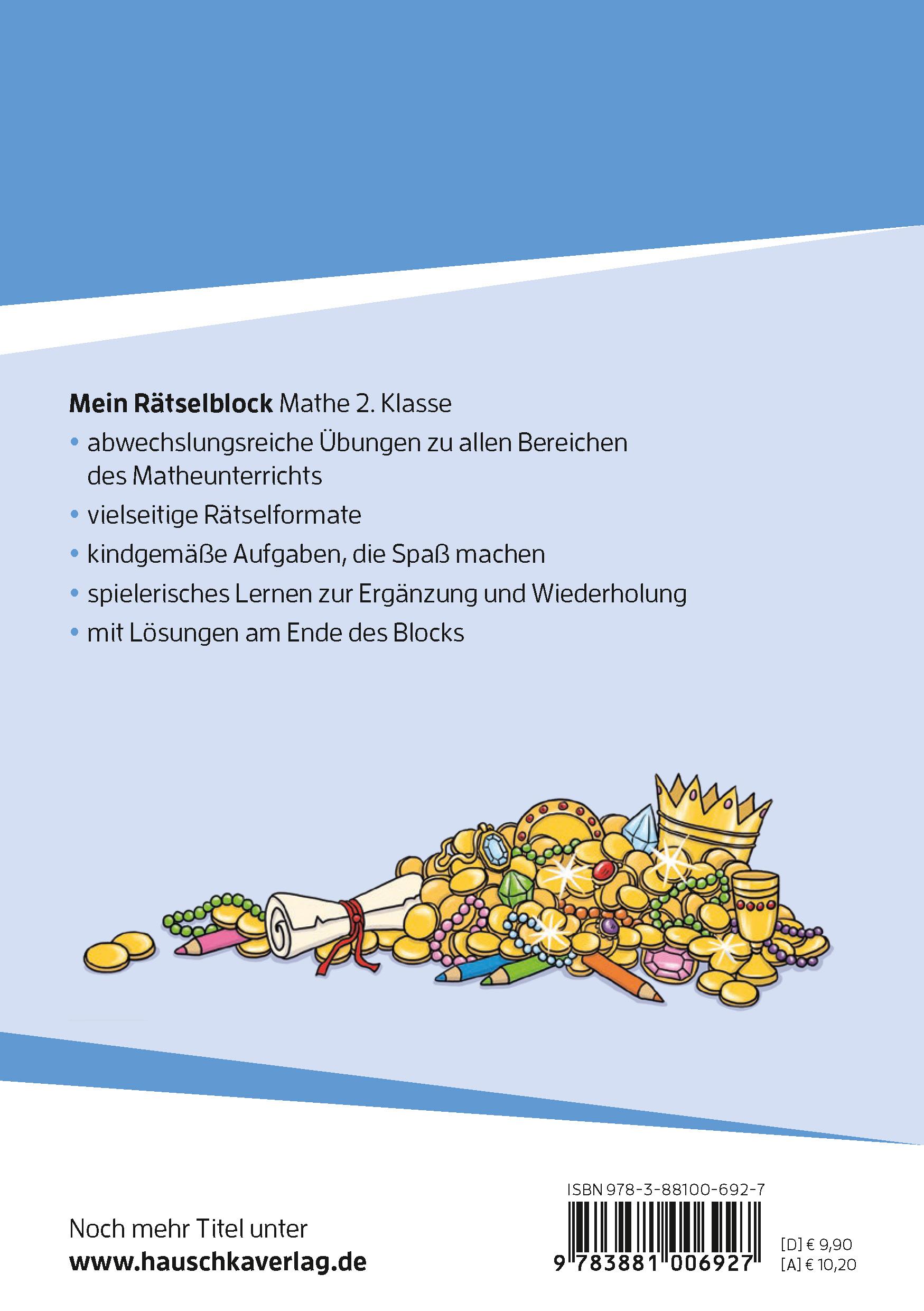 Bild: 9783881006927 | Mein Rätselblock Mathe 2. Klasse | Christiane Wittenburg | Taschenbuch