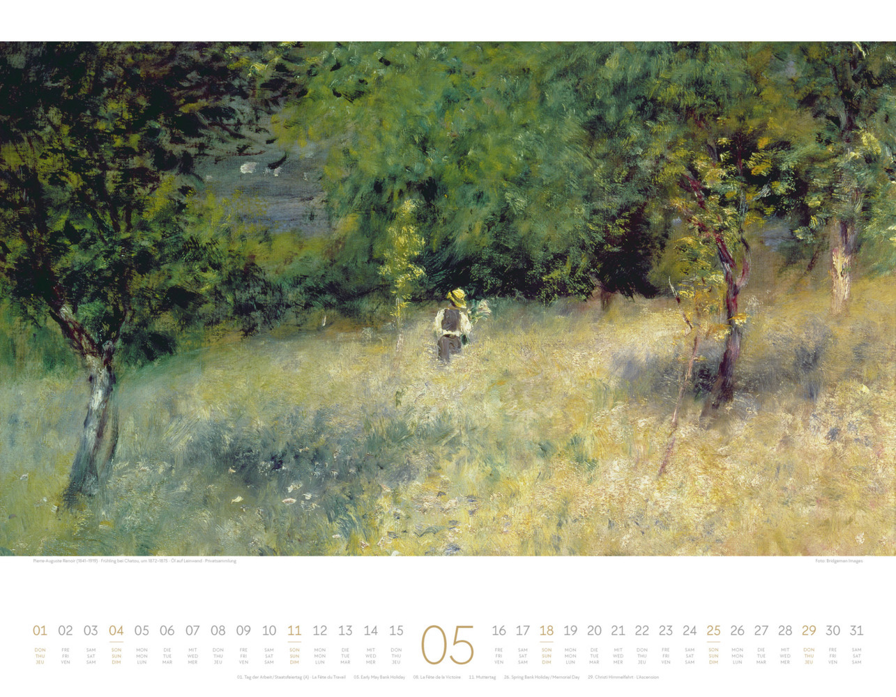 Bild: 9783838425559 | Kunstwerk Wald Kalender 2025 | Ackermann Kunstverlag | Kalender | 2025