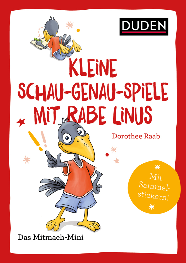 Cover: 9783411850389 | Duden Minis - Kleine Schau-genau-Spiele mit Rabe Linus | Dorothee Raab