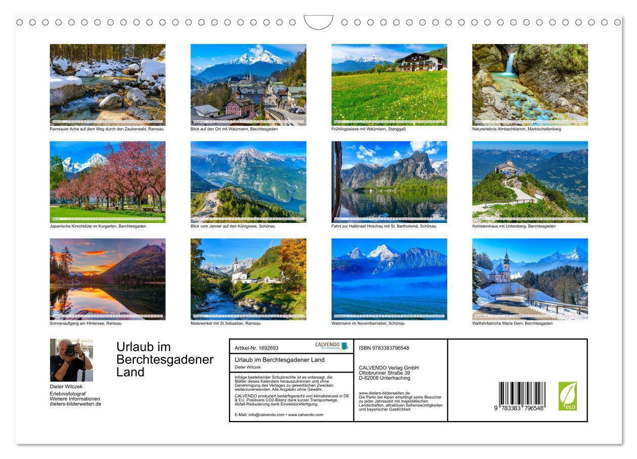 Bild: 9783383796548 | Urlaub im Berchtesgadener Land (Wandkalender 2025 DIN A3 quer),...