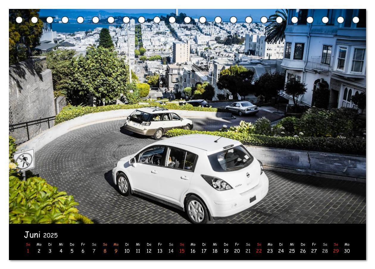 Bild: 9783435787234 | San Francisco - street view (Tischkalender 2025 DIN A5 quer),...