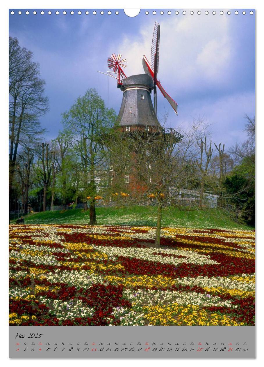 Bild: 9783457030264 | Windmühlen in Norddeutschland (Wandkalender 2025 DIN A3 hoch),...