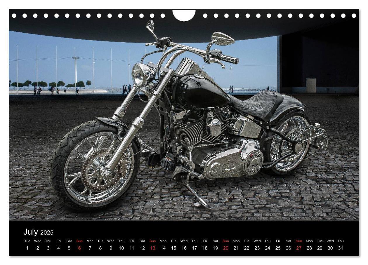 Bild: 9781325961658 | Motorbike Dreams (Wall Calendar 2025 DIN A4 landscape), CALVENDO 12...