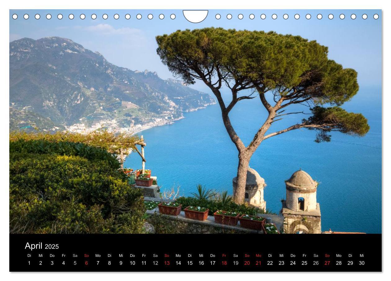 Bild: 9783435596430 | Amalfiküste und Capri (Wandkalender 2025 DIN A4 quer), CALVENDO...