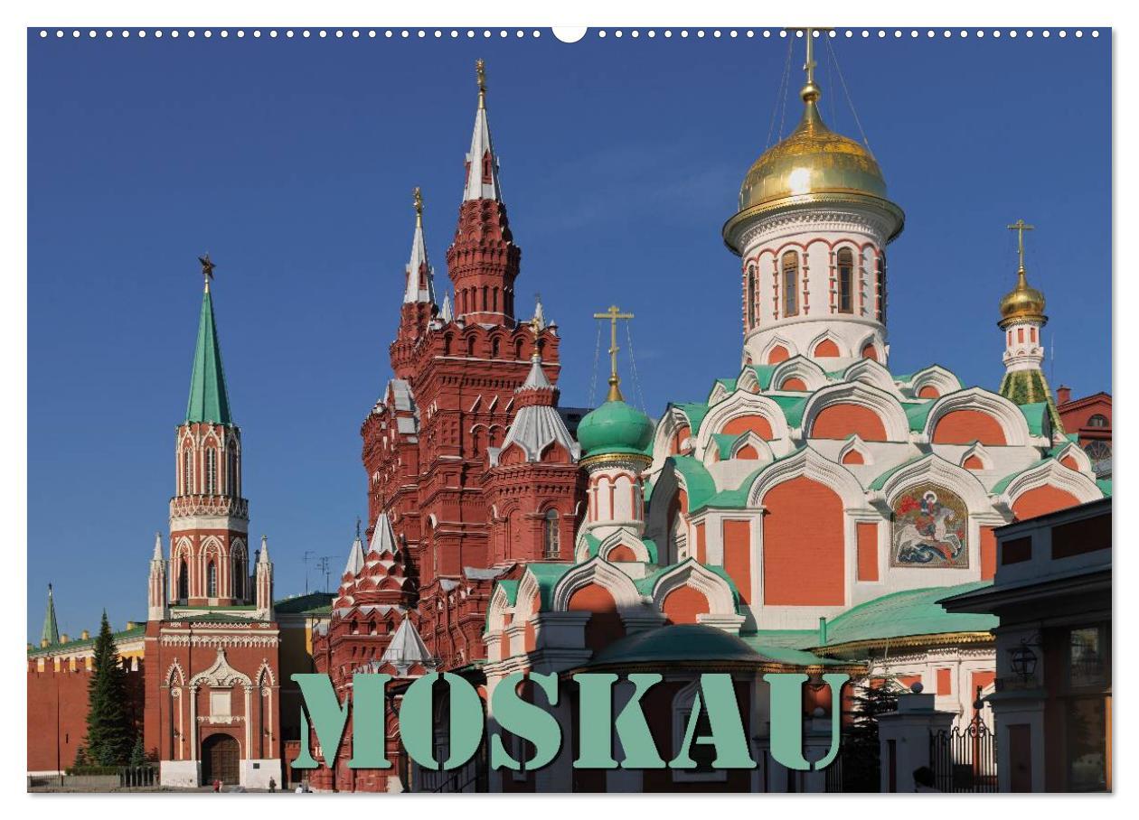 Cover: 9783435683659 | Moskau (Wandkalender 2025 DIN A2 quer), CALVENDO Monatskalender | 2025