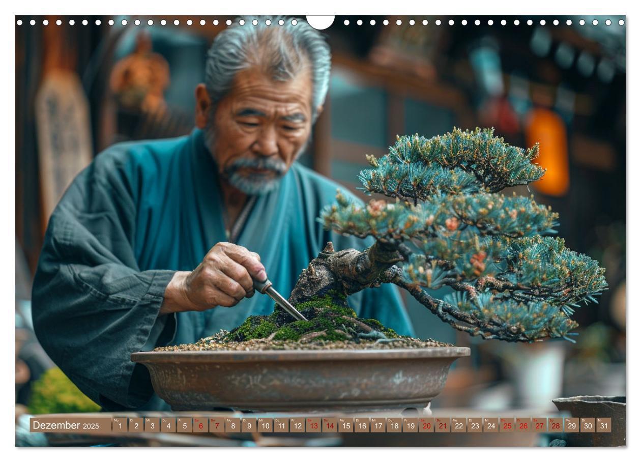 Bild: 9783383822254 | Bonsai meditativ (Wandkalender 2025 DIN A3 quer), CALVENDO...