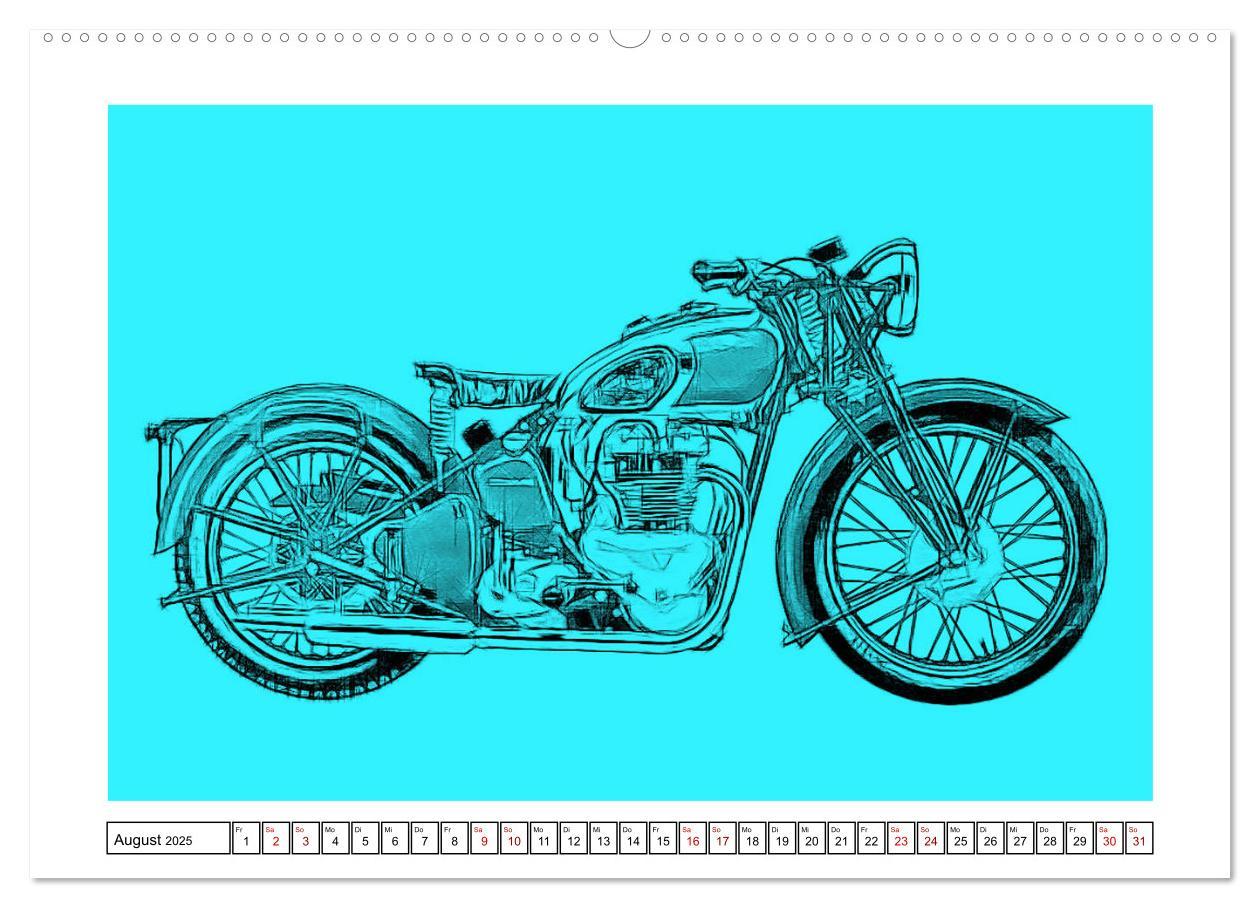 Bild: 9783435359837 | Motor Craft Motorräder (Wandkalender 2025 DIN A2 quer), CALVENDO...