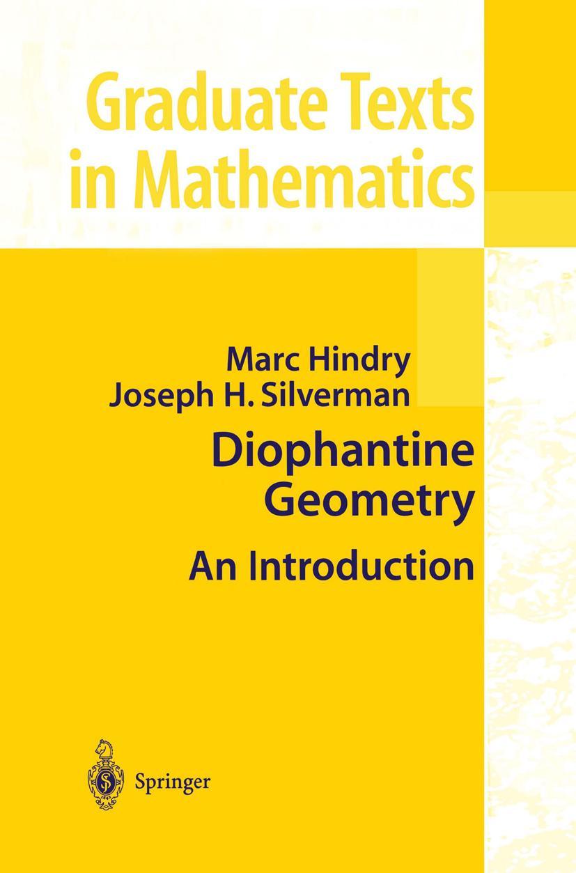 Cover: 9780387989754 | Diophantine Geometry | An Introduction | Joseph H. Silverman (u. a.)