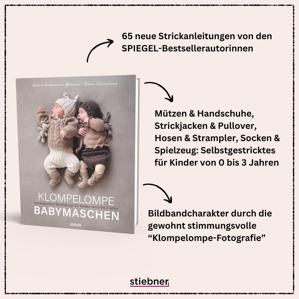 Bild: 9783830721598 | Klompelompe Babymaschen | Hanne Andreassen Hjelmås (u. a.) | Buch