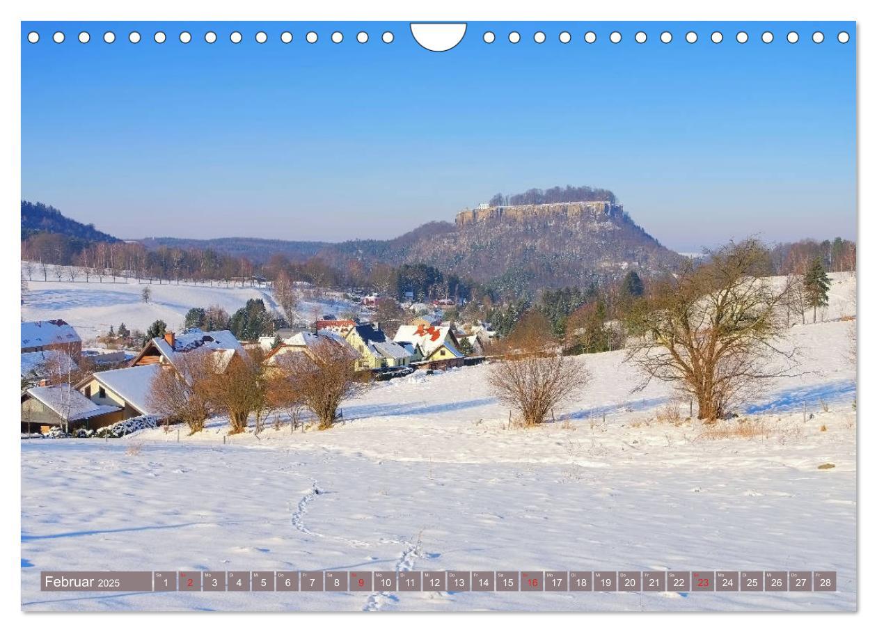 Bild: 9783435210954 | Die Schönheit der Sächsischen Schweiz (Wandkalender 2025 DIN A4...