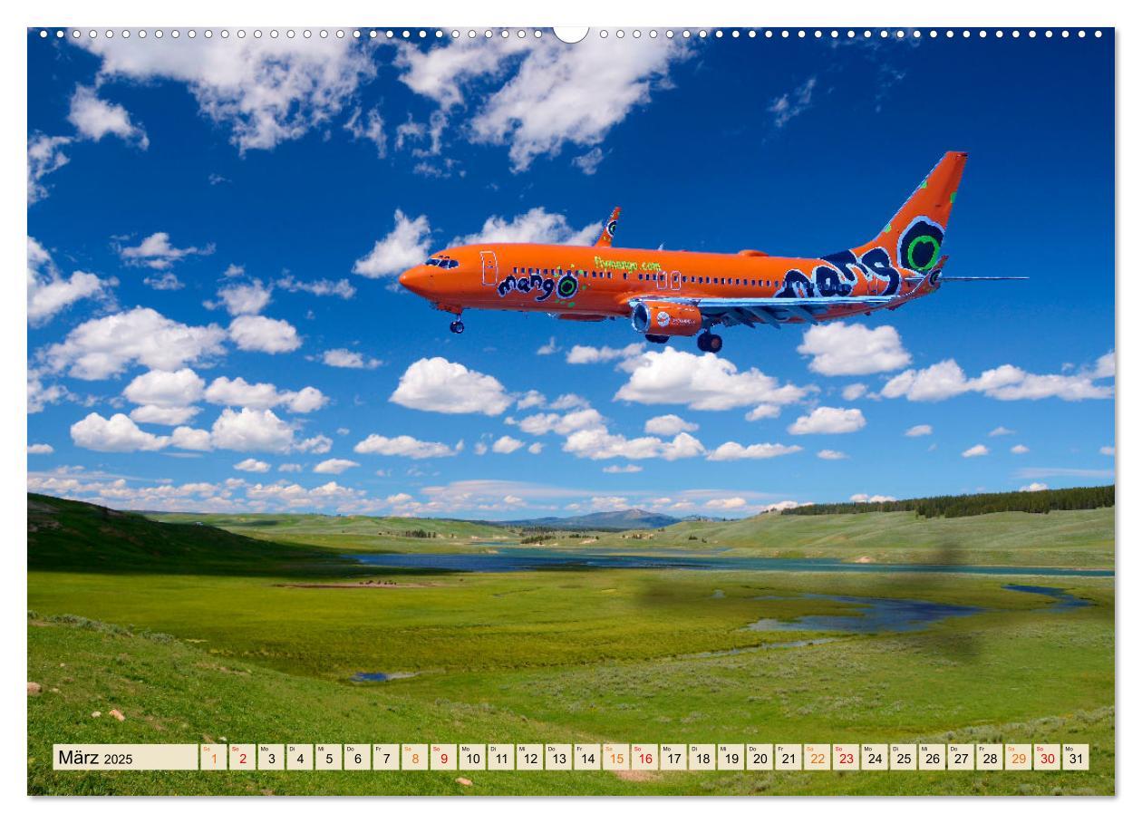 Bild: 9783383963469 | Flugzeuge - ab in den Urlaub (Wandkalender 2025 DIN A2 quer),...