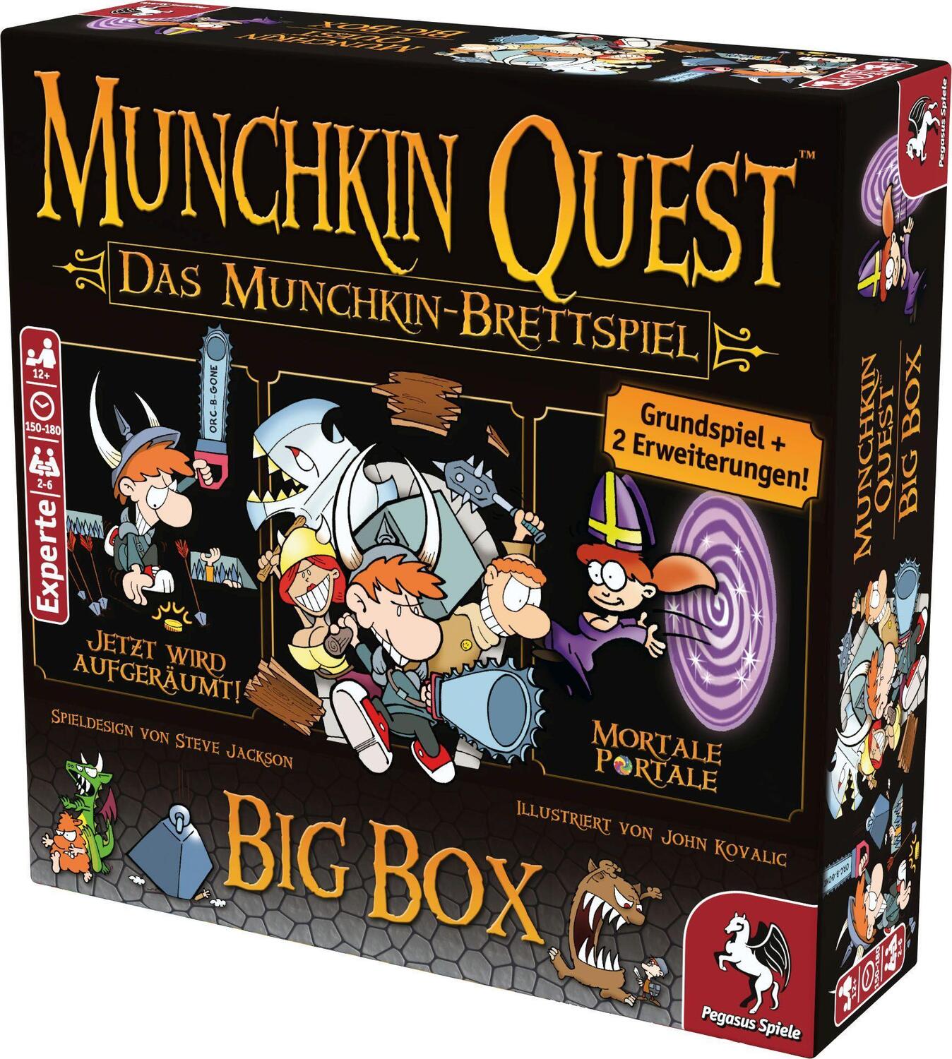 Bild: 4250231714092 | Munchkin Quest: Das Brettspiel, 2. Edition | Spiel | 51953G | Deutsch