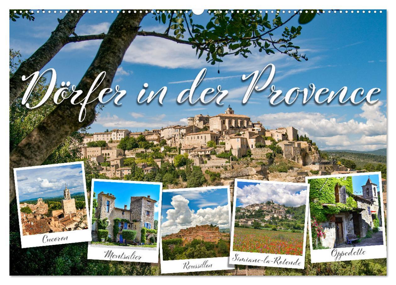 Cover: 9783383893407 | Dörfer in der Provence (Wandkalender 2025 DIN A2 quer), CALVENDO...