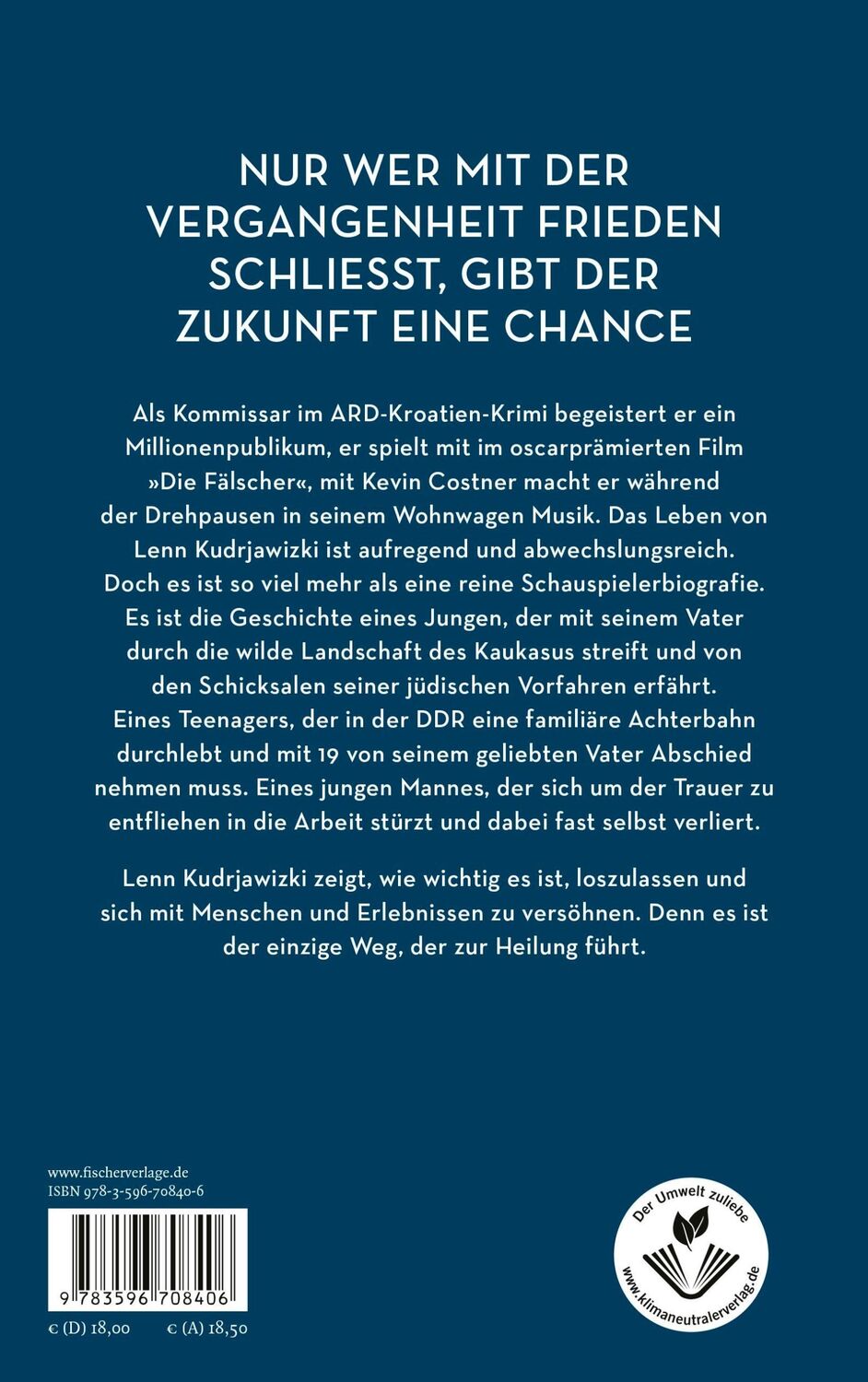 Rückseite: 9783596708406 | Familienbande - Vom Leben, Lieben und Loslassen | Lenn Kudrjawizki