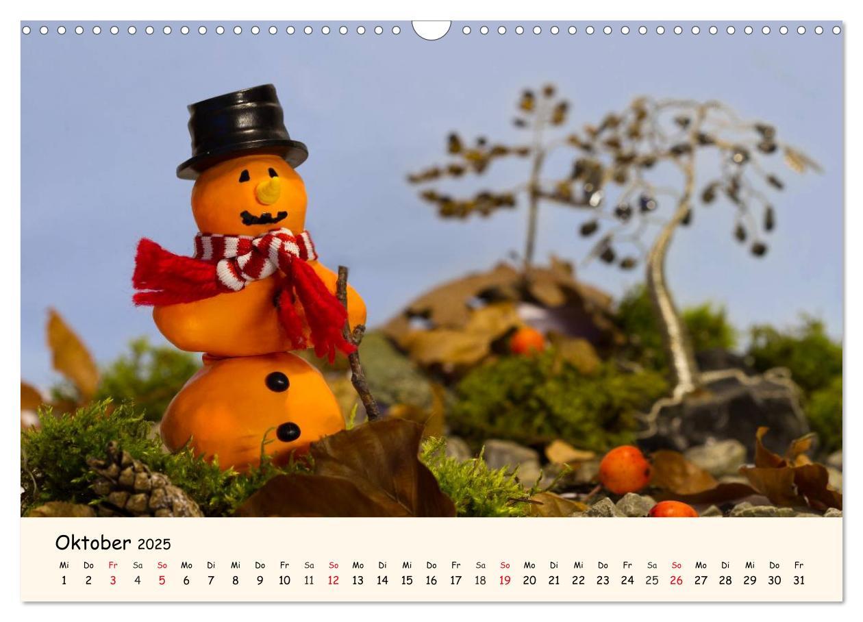 Bild: 9783435812110 | Schneemann des Monats 2025 (Wandkalender 2025 DIN A3 quer),...