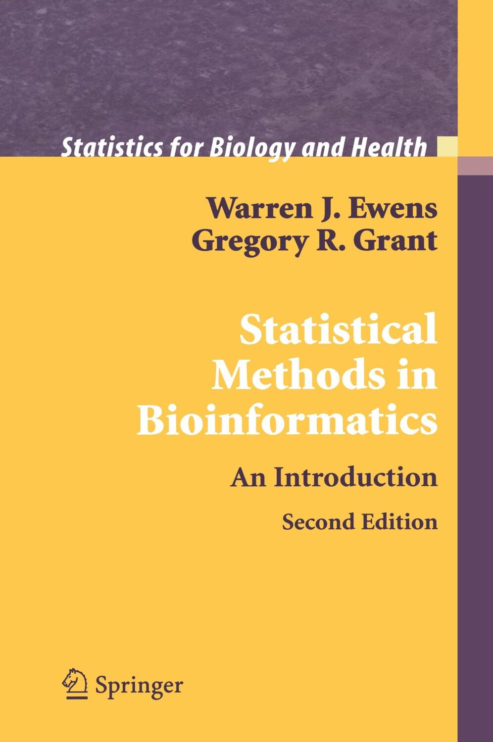 Cover: 9780387400822 | Statistical Methods in Bioinformatics | An Introduction | Buch | xx