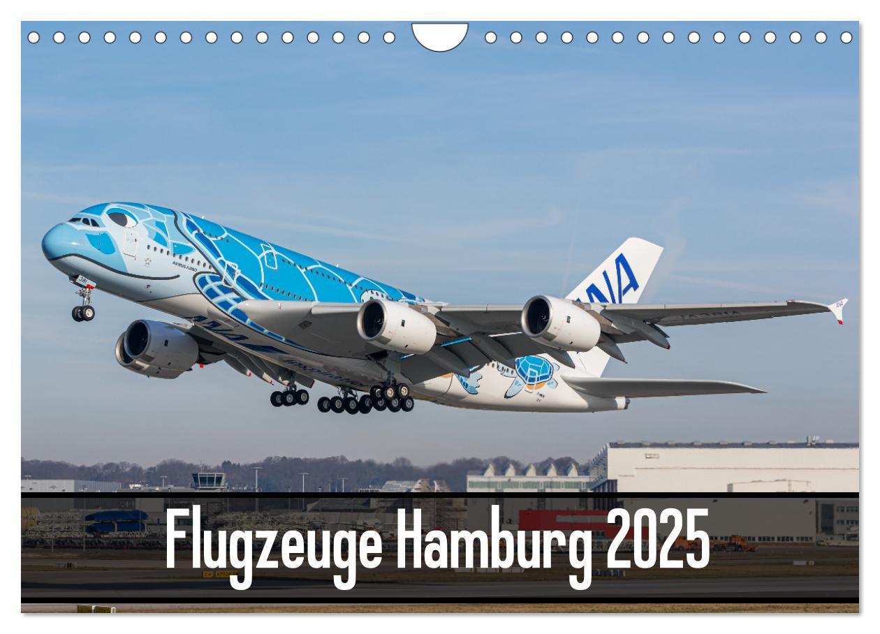 Cover: 9783435101597 | Flugzeuge Hamburg 2025 (Wandkalender 2025 DIN A4 quer), CALVENDO...