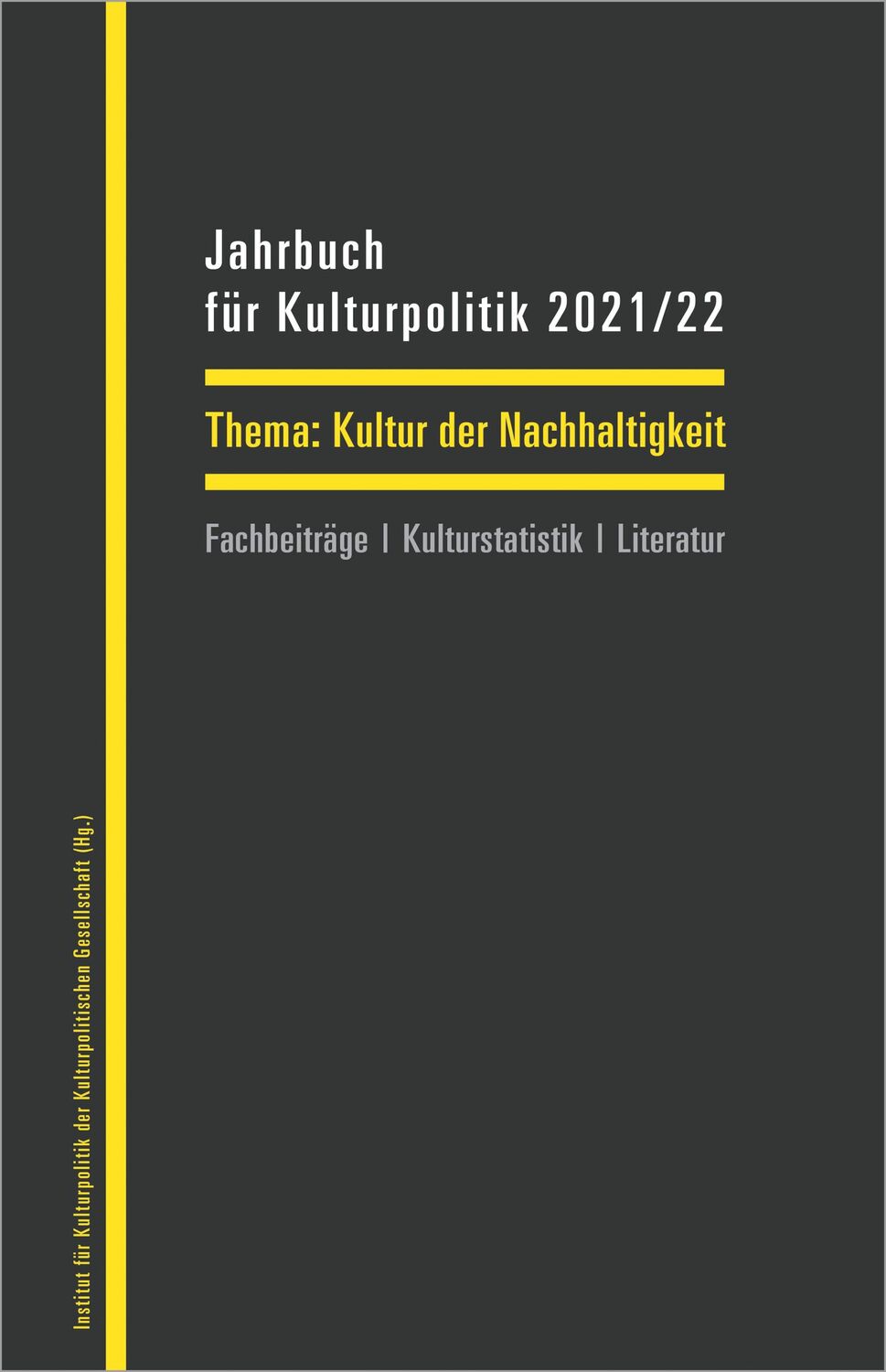 Cover: 9783837661736 | Jahrbuch für Kulturpolitik 2021/22 | Franz Kröger | Buch | 558 S.