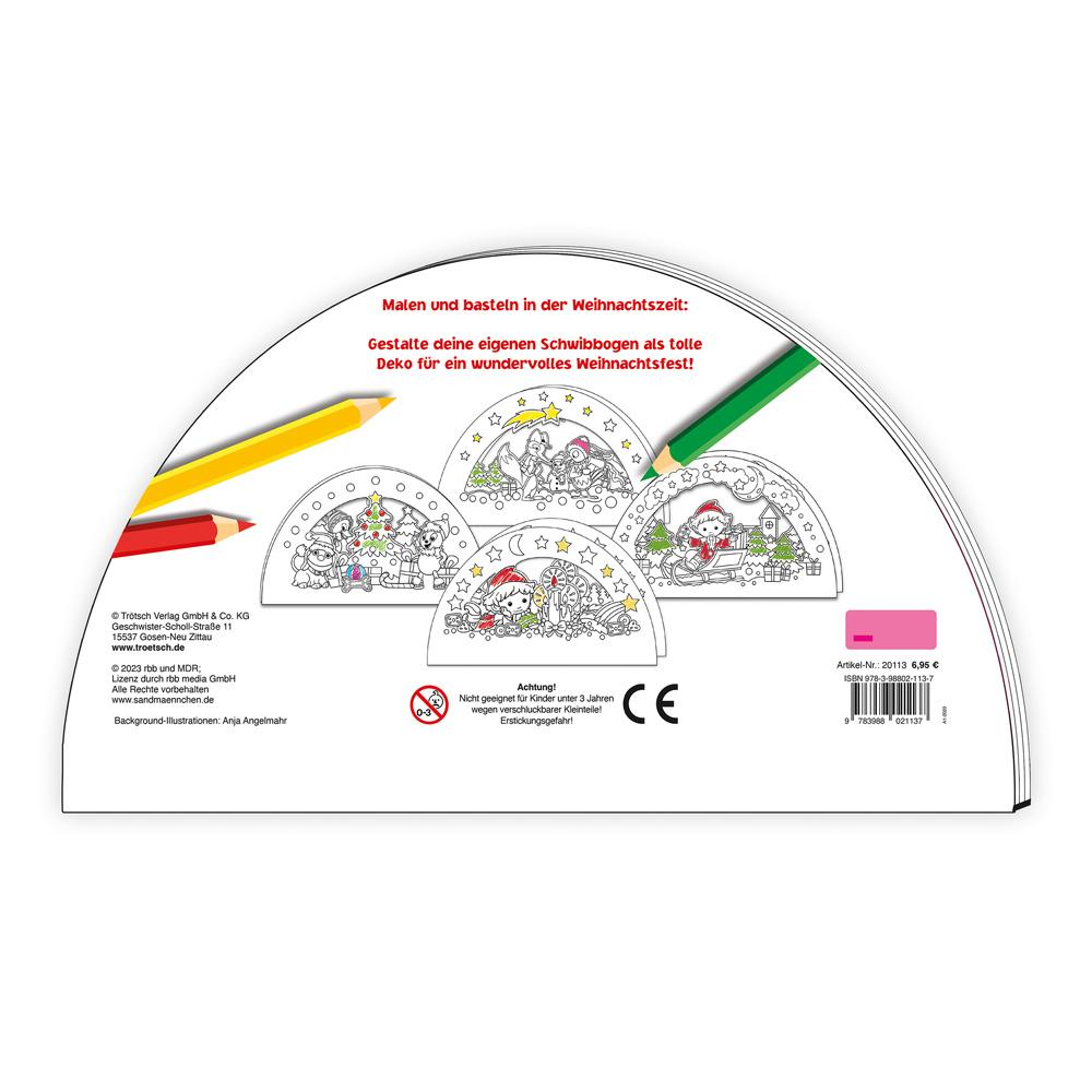 Bild: 9783988021137 | Trötsch Unser Sandmännchen Schwibbogen Mal- und Bastelbuch | KG | Buch