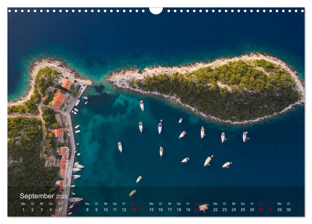 Bild: 9783435149148 | Segeln in Kroatien (Wandkalender 2025 DIN A3 quer), CALVENDO...