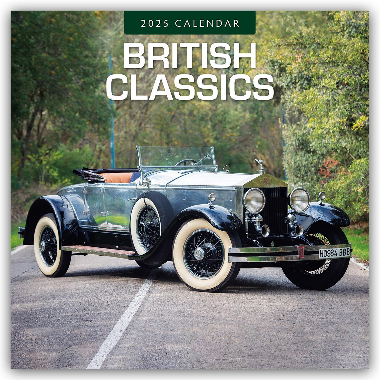 Cover: 9781804426630 | British Classics - Klassische britische Autos 2025 - 16-Monatskalender