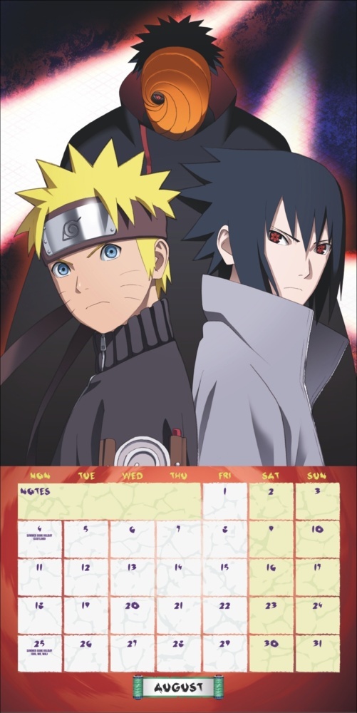 Bild: 9783840196812 | Naruto Broschurkalender 2025 | Kalender | 28 S. | Englisch | 2025