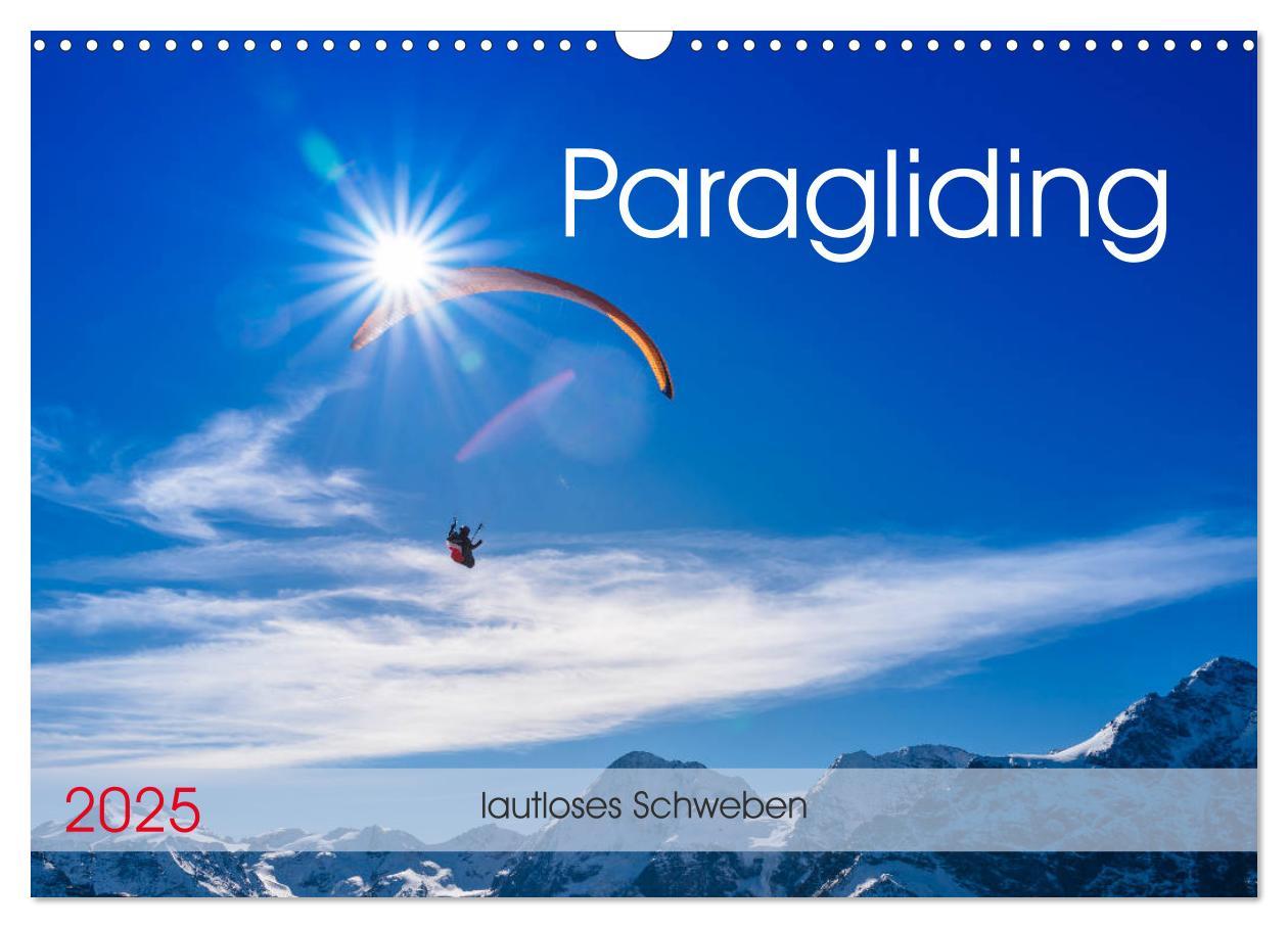 Cover: 9783435337170 | Paragliding - lautloses Schweben (Wandkalender 2025 DIN A3 quer),...