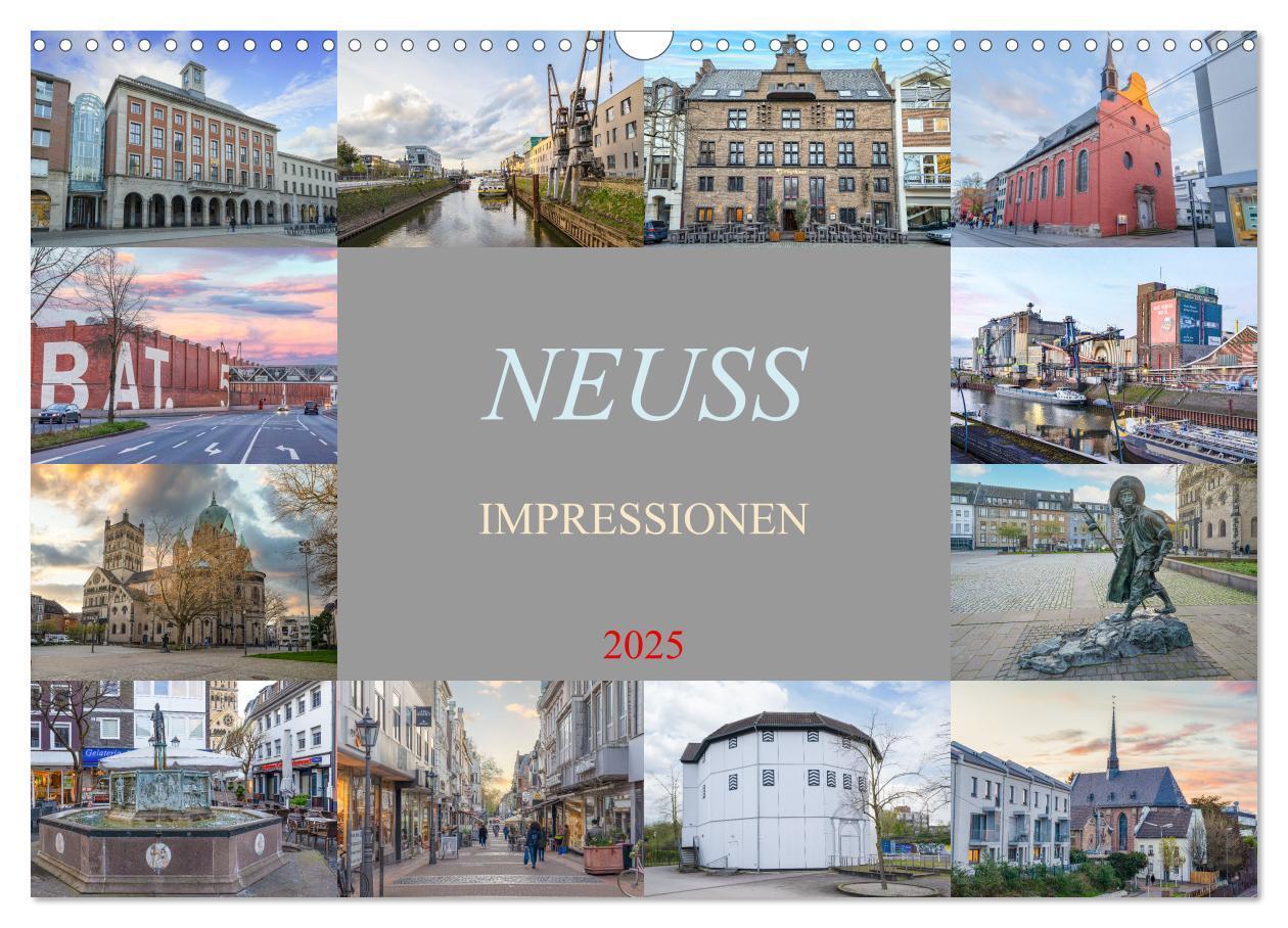 Cover: 9783383830945 | Neuss Impressionen (Wandkalender 2025 DIN A3 quer), CALVENDO...