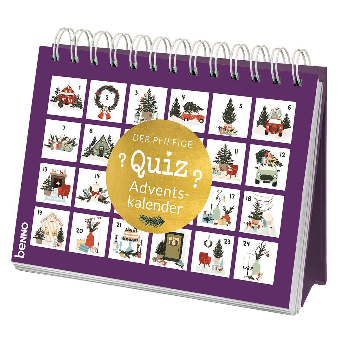 Cover: 9783746263915 | Der pfiffige Quiz-Adventskalender | Taschenbuch | 52 S. | Deutsch