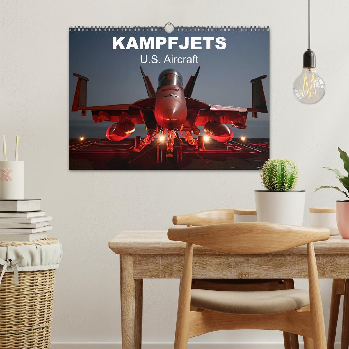 Bild: 9783435727292 | Kampfjets ¿ U.S. Aircraft (Wandkalender 2025 DIN A3 quer), CALVENDO...