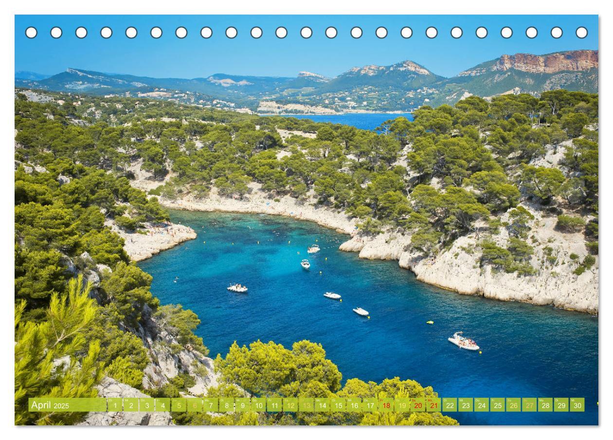 Bild: 9783383776700 | Lebendige Cote d'Azur: Die azurblaue Küste (Tischkalender 2025 DIN...